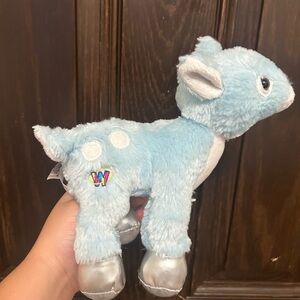 Webkinz Winter Fawn Blue Deer Plush Toy Holiday NO CODE Collectible rare